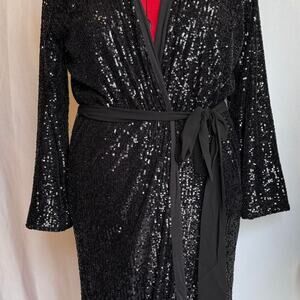 Nwt show me your MUMU Sequin Wrap Dress